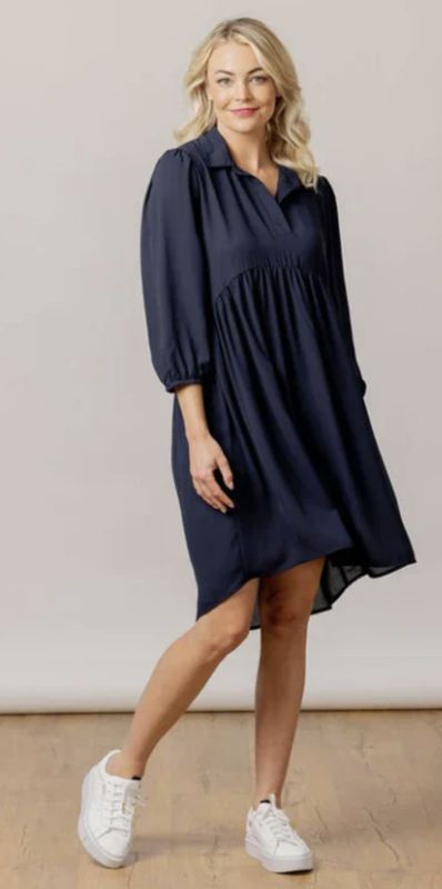 Navy Charlotte Dress
