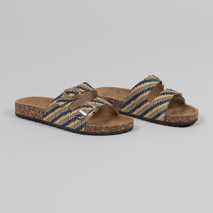 Mixi Slide Navy/Natural, Size: 41
