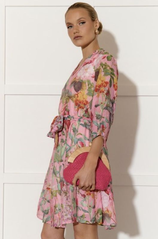 Etta Tweed Timber Frame Clutch