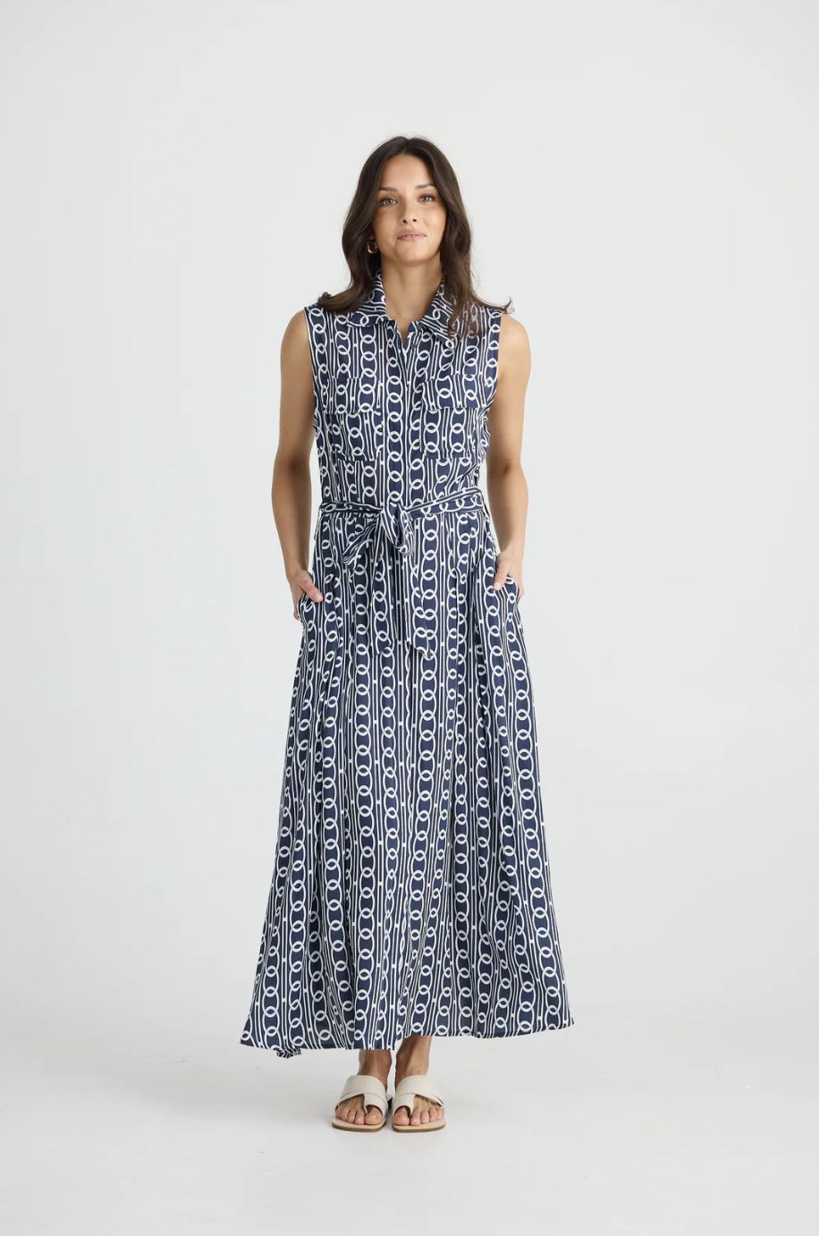 Rossellini Sleeveless Dress, Size: Small