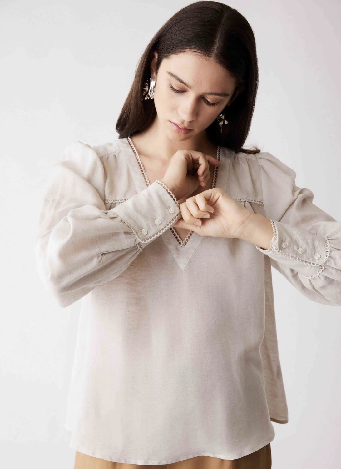 Josephine Blouse, Size: Large