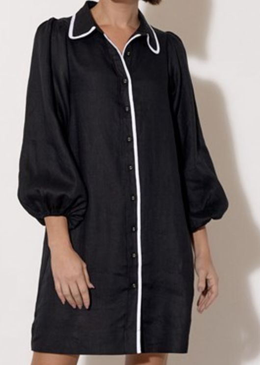 Janelle Linen Dress, Size: 8