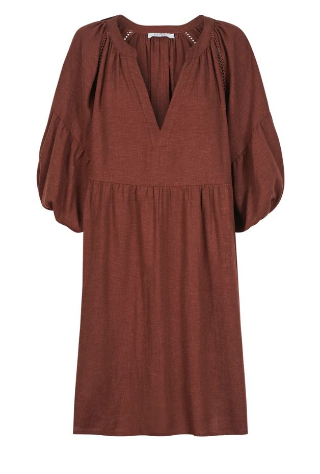 Florence Dress, Size: XS/S, Colour: Espresso