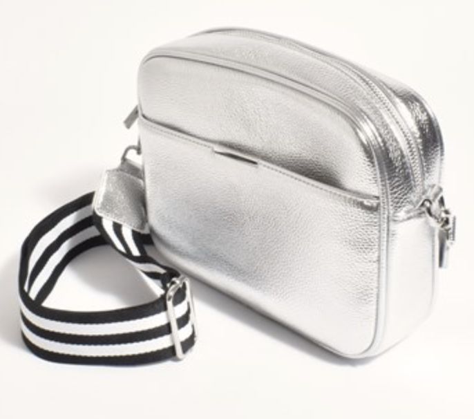 Bianca Web Pocket Camera Bag, Colour: Silver