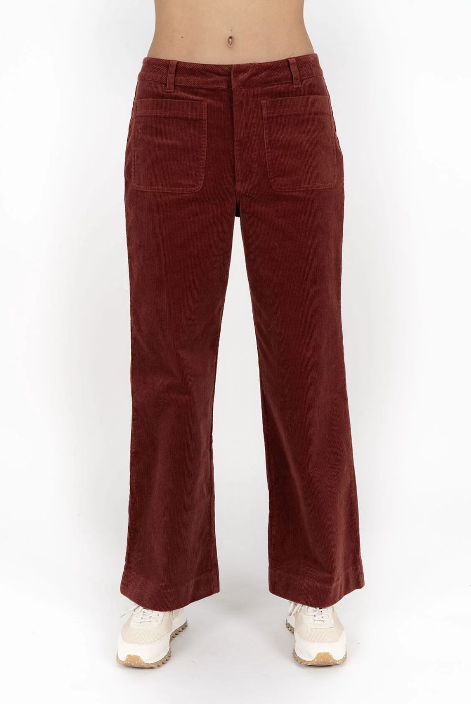 Suki Cord Pant, Colour: Rust, Size: 16