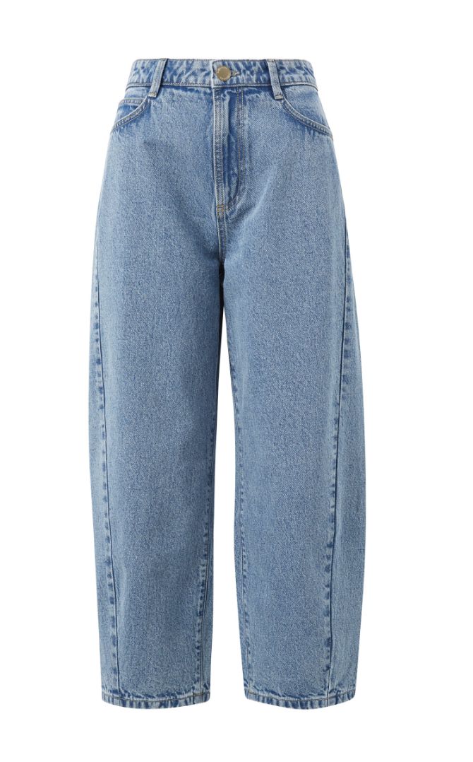 Tapered Barrel Jean, Size: 10, Colour: Denim