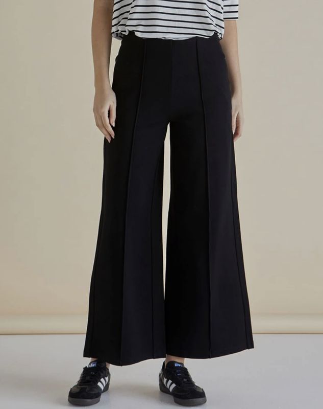 Elodie Wide Leg Ponte Pant