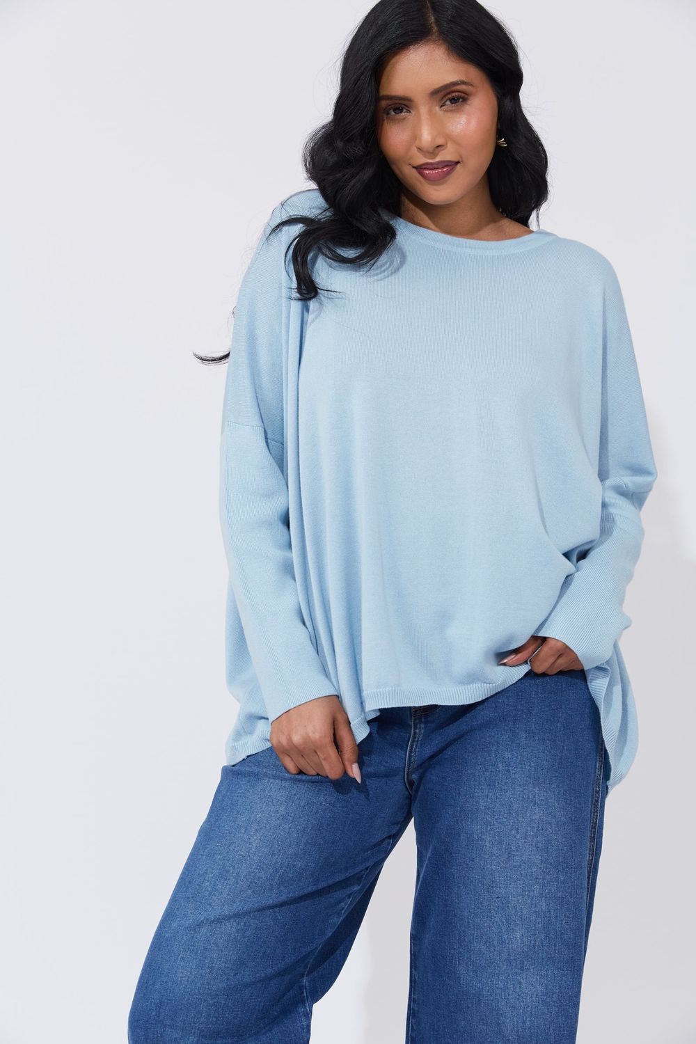 Haven Jumper, Colour: Sky, Size: One Size