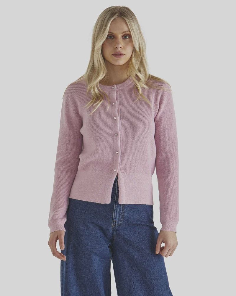 Jagger Cardi, Colour: Pink, Size: 12