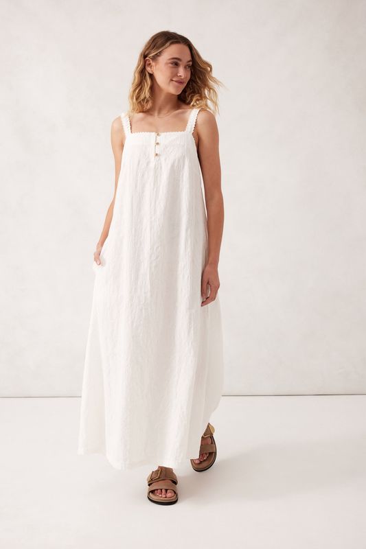 Folk Midi Dress