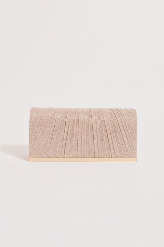 Linnie Pleat Fold Over Clutch