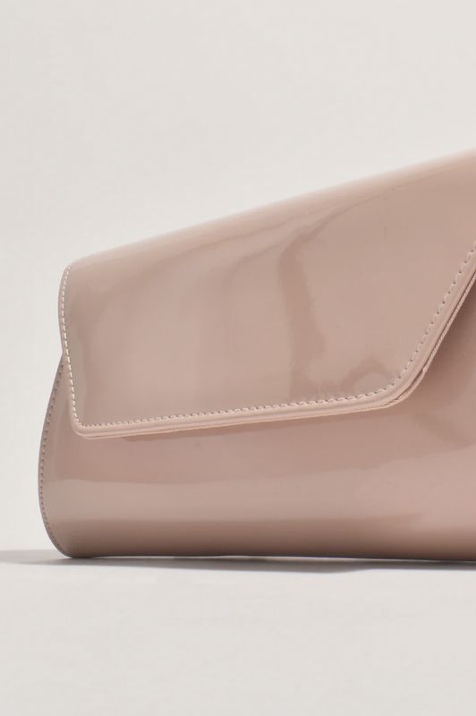 Suzie Gloss Fold Over Clutch
