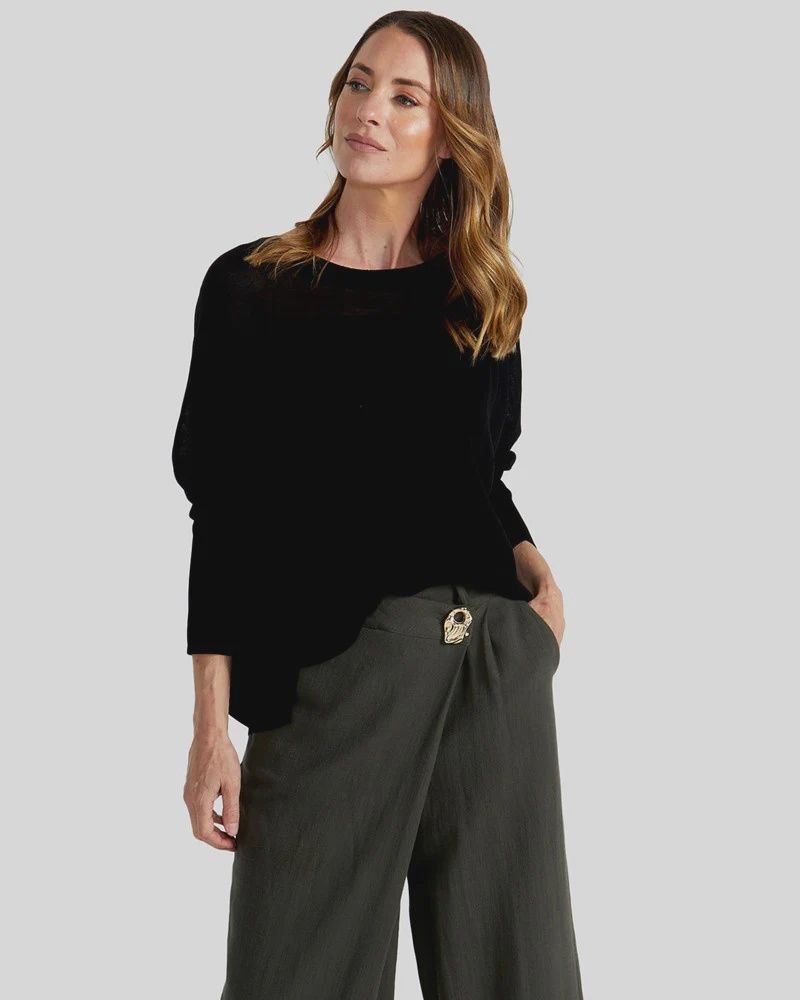 Clarity Knit, Colour: Black, Size: 8