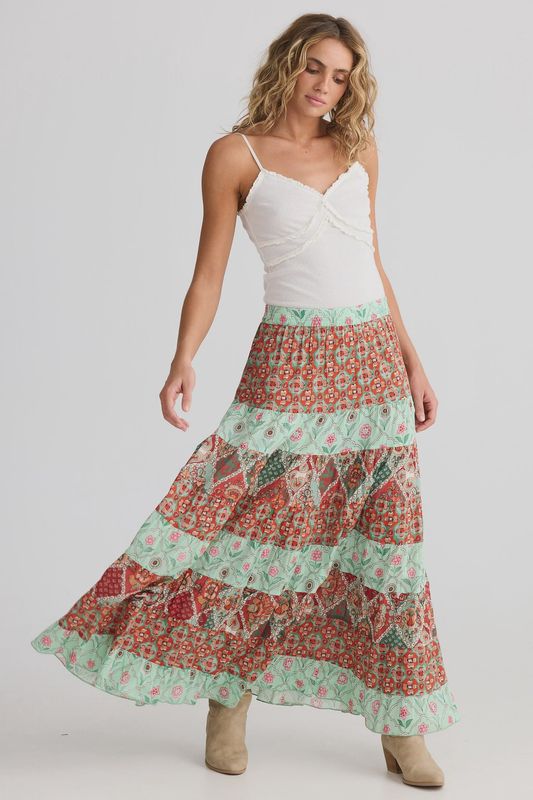 Firelight Maxi Skirt