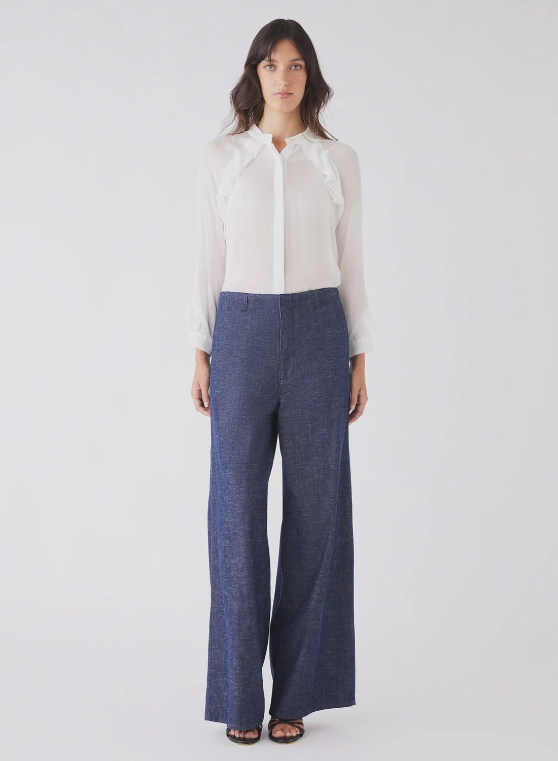 Bloom Ruffle Shirt, Size: Small