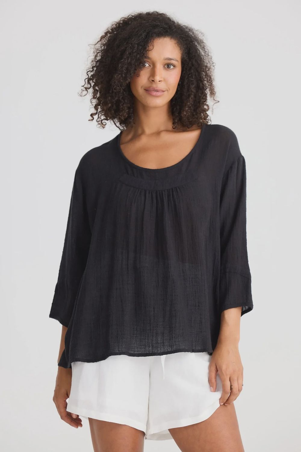 Isola Top, Colour: Black, Size: S/M