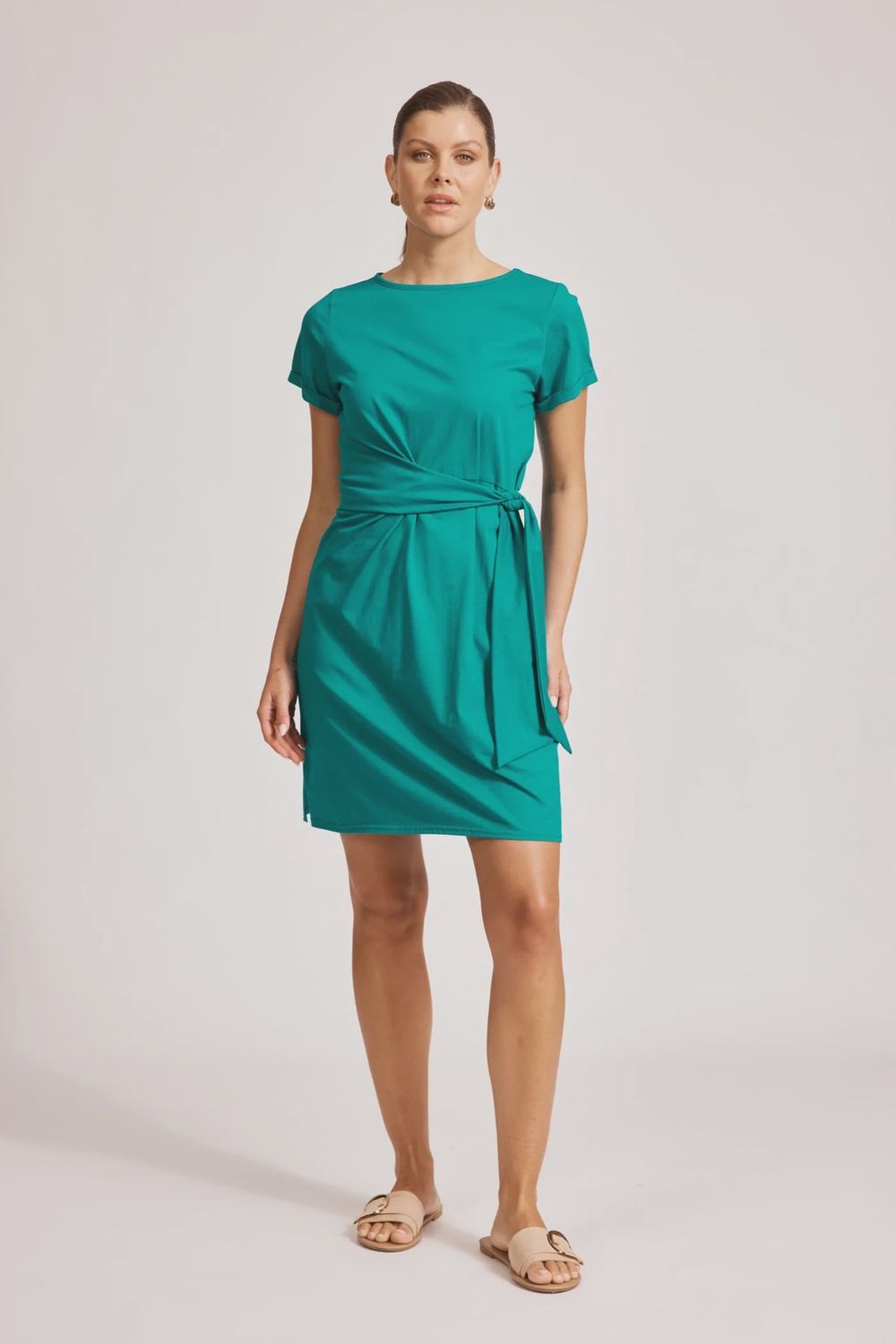 Francia Tie Dress - Lagoon, Size: X Small