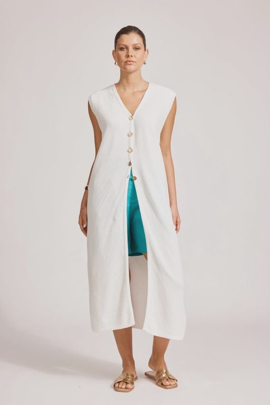 Artemis Knit Vest - White