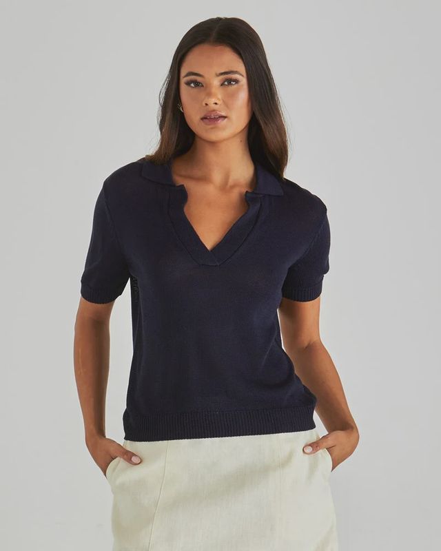 Abbie Knit Polo