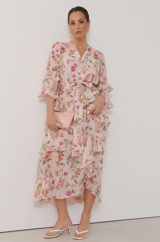 Larissa Frill 3/4 Sleeve Dress