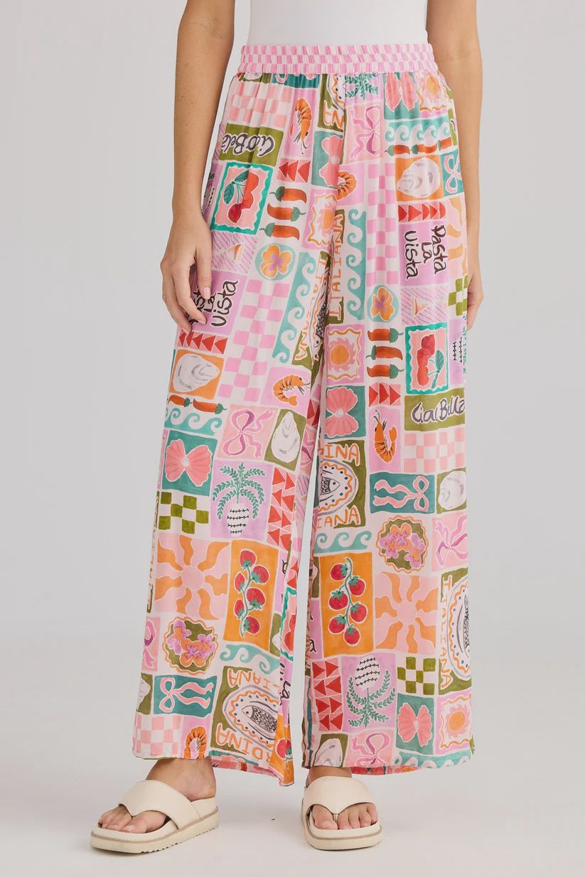 Alita Pant - Sardinia Summer, Size: Small