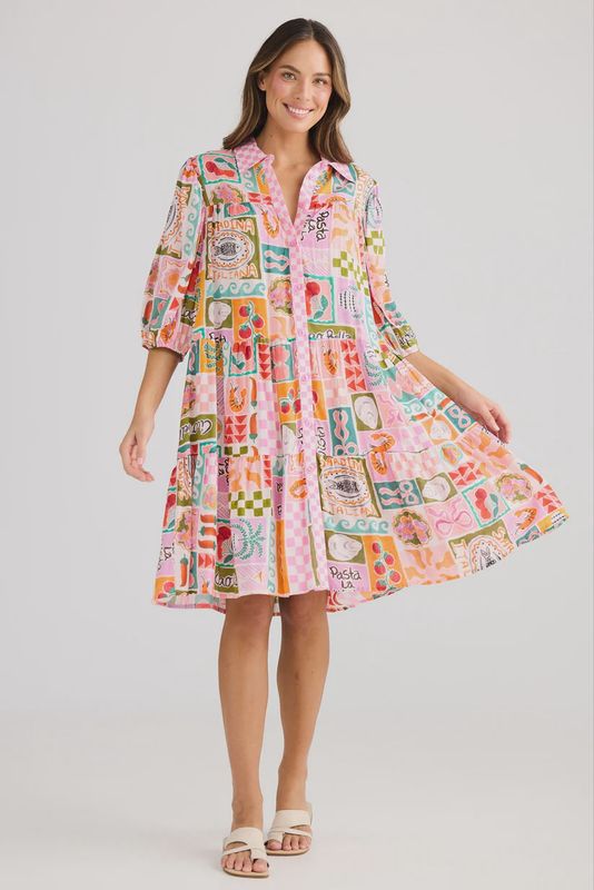 Fiji Dress - Sardinia Summer