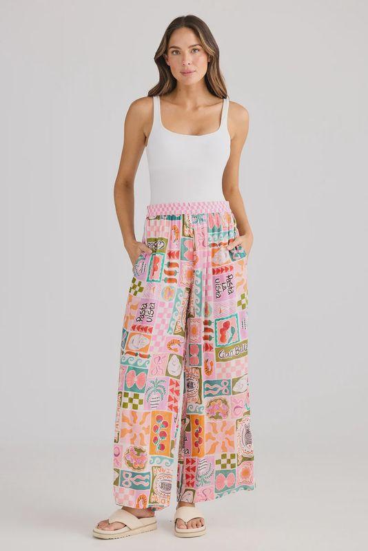 Alita Pant - Sardinia Summer