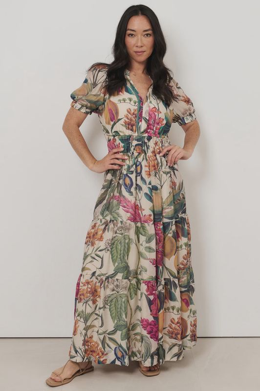 Violette Seville Print Maxi Dress (Print)