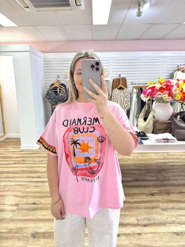 Pink Mermaid Tee