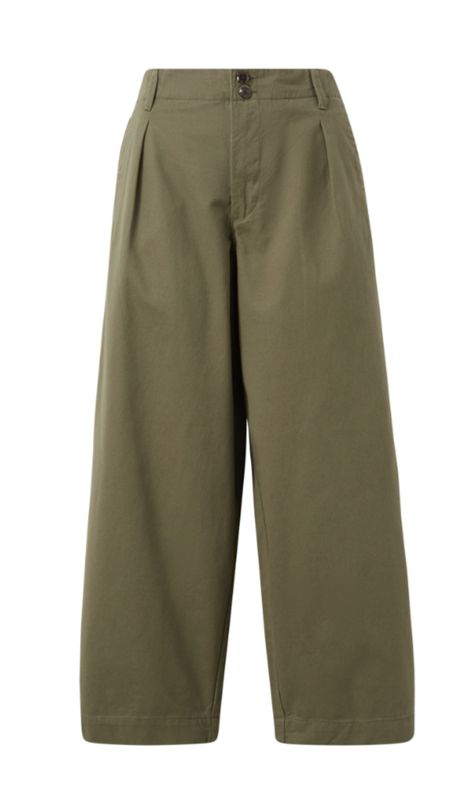 Pleat Twill Pant