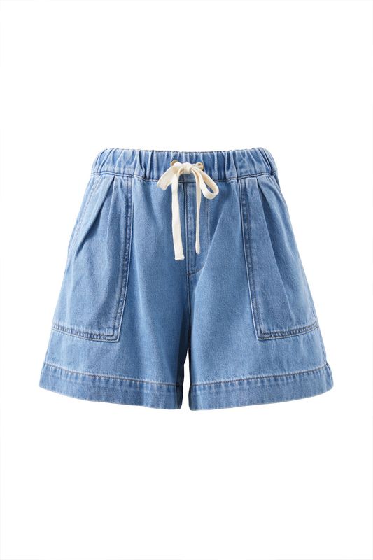 Darcy Relaxed Everyday Short -Mid Blue Wash