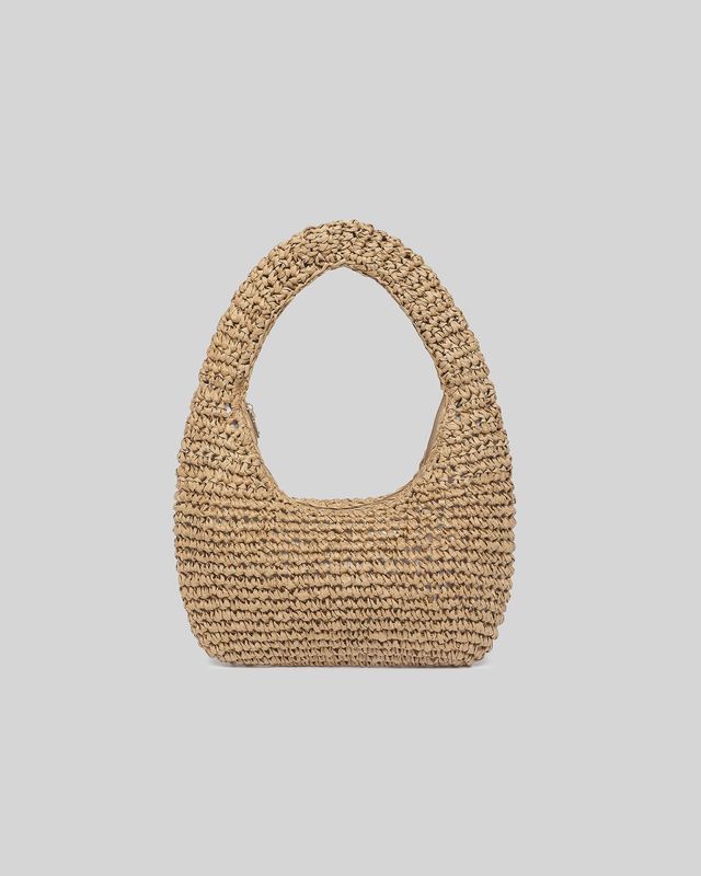 Nellie Shoulder Bag - Natural Raffia