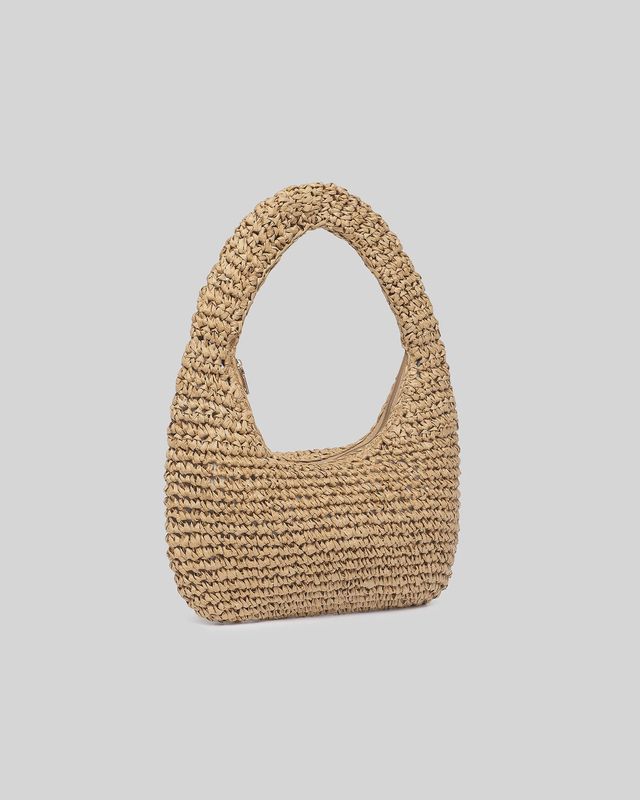 Nellie Shoulder Bag - Natural Raffia