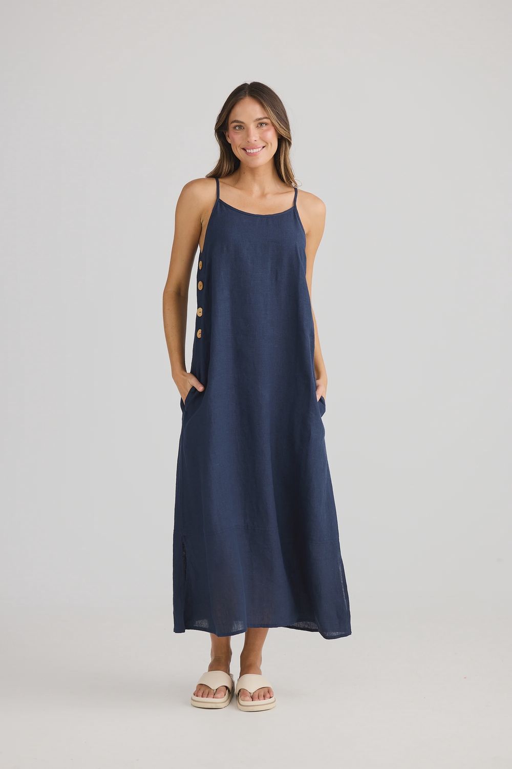Cliffside Maxi Dress - Navy