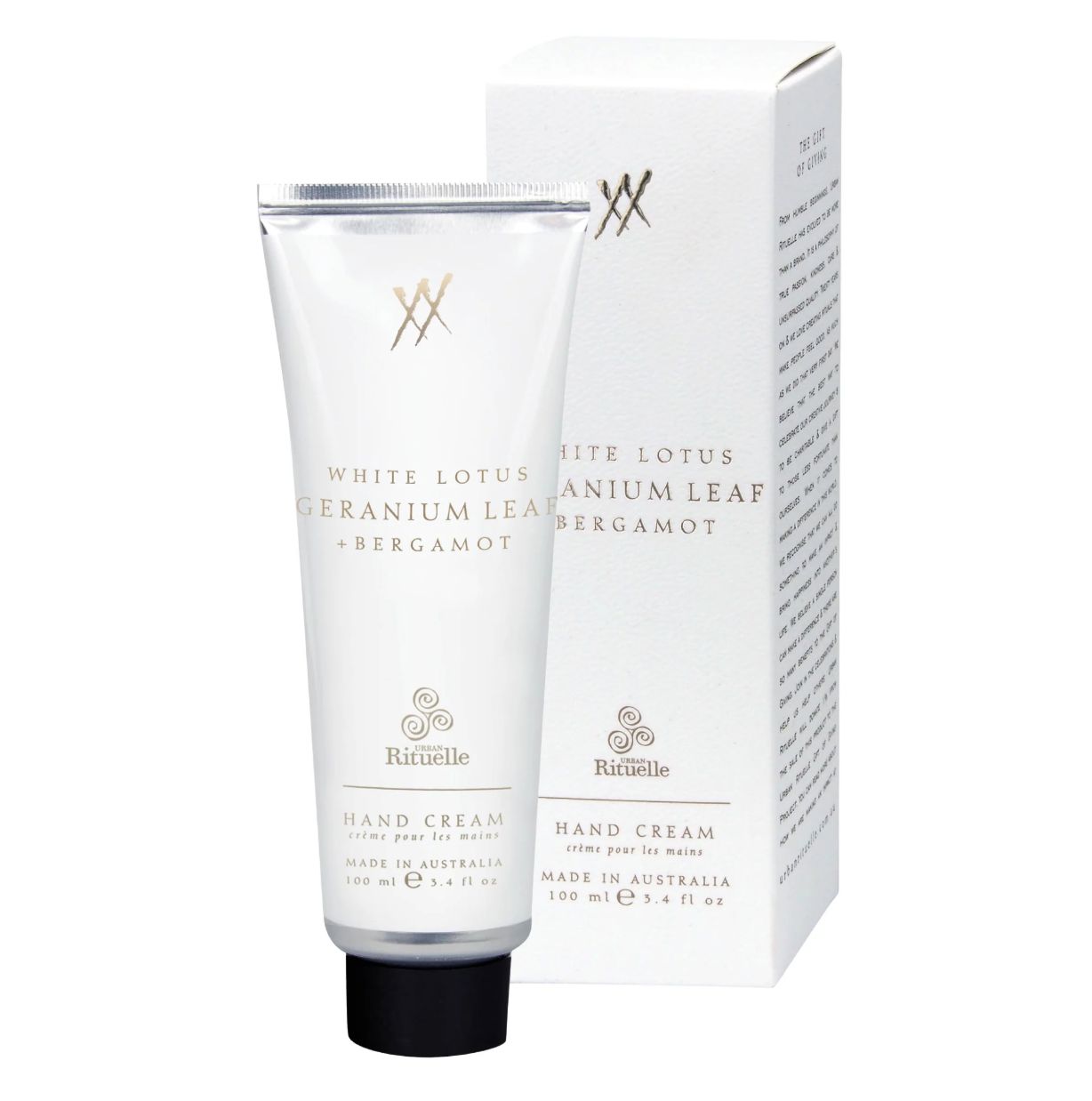 Hand Cream, Scent: White Lotus, Geranium Leaf &amp; Bergamot