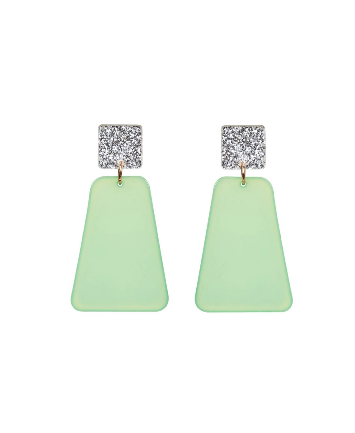 Elysian Sparkle Earring, Colour: Emerald
