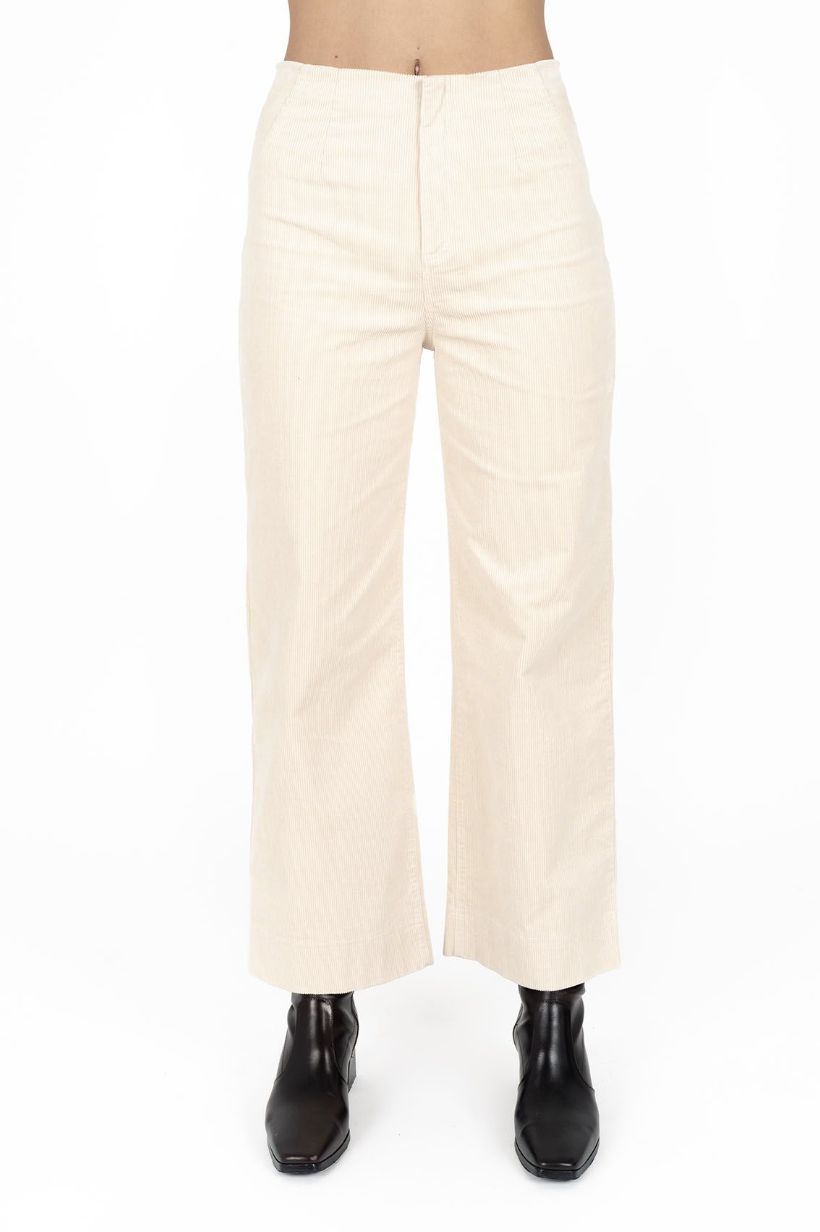 Fleetwood Cord Jean, Colour: Vanilla, Size: 16