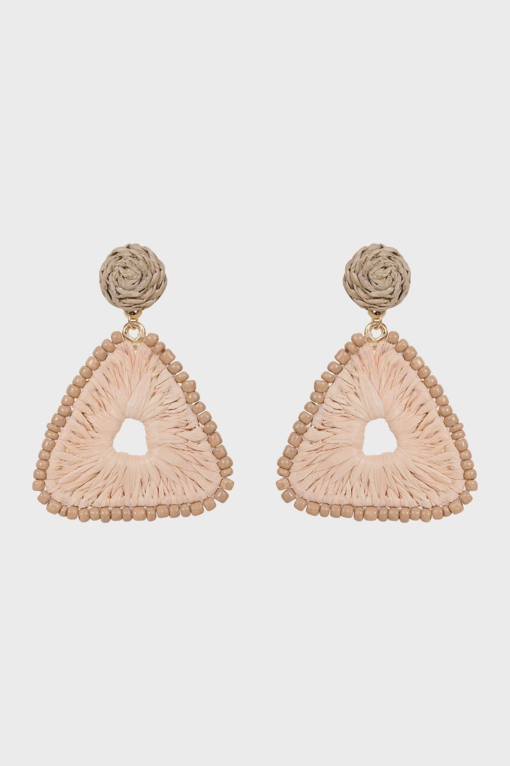 Matera Drop Earring, Material: Raw Tri