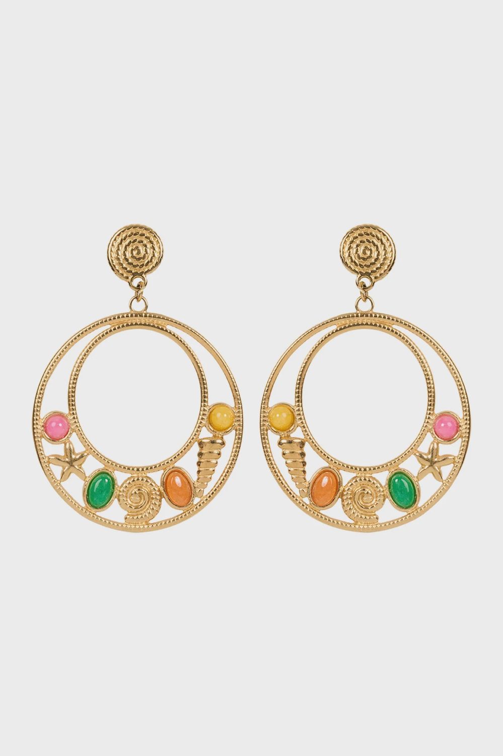 Brasillia Mix Earring, Colour: Sea