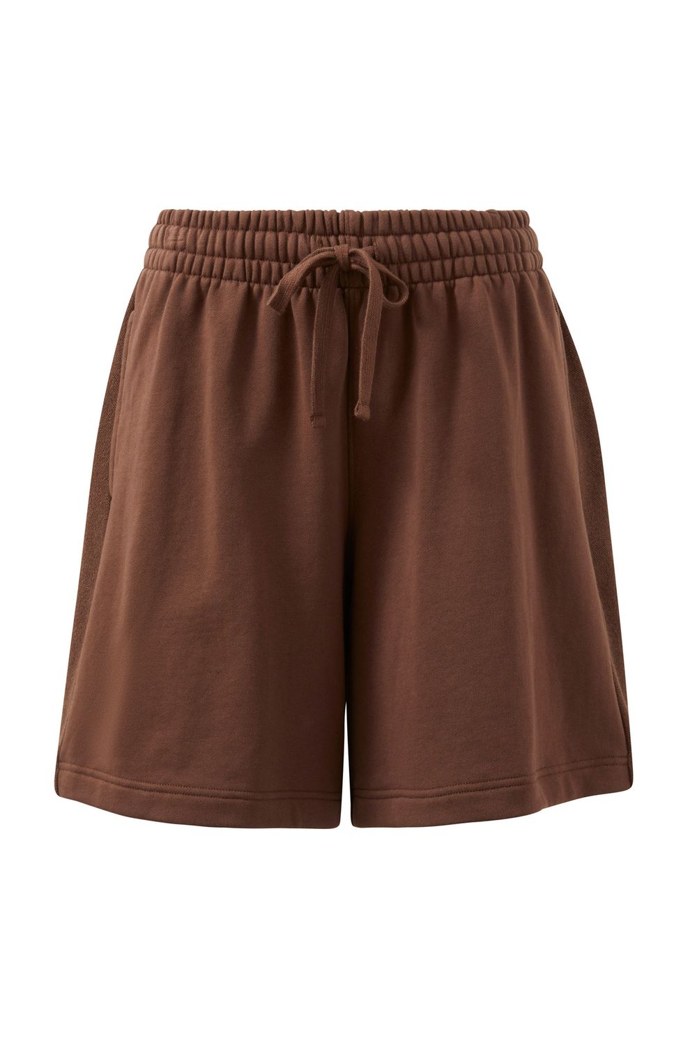 Lulu Reverse Panel Short - Chocolate