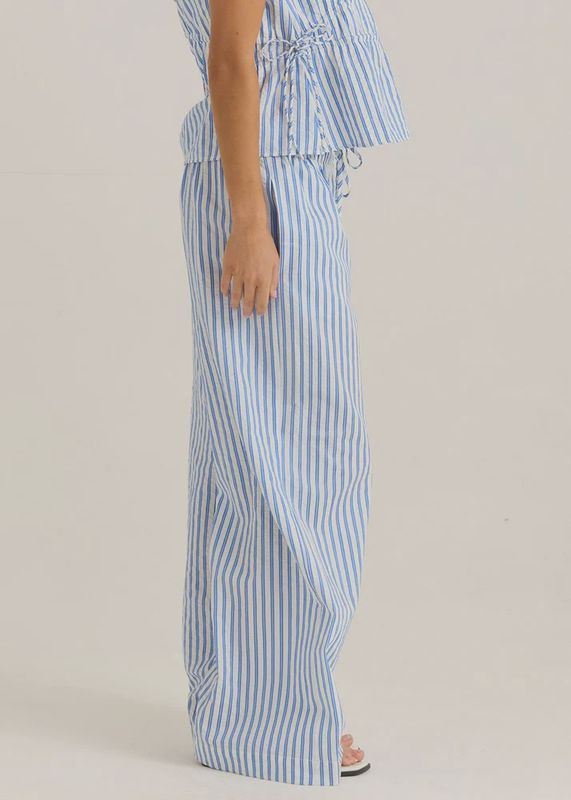 Aziza Pant - Blue/White Stripe