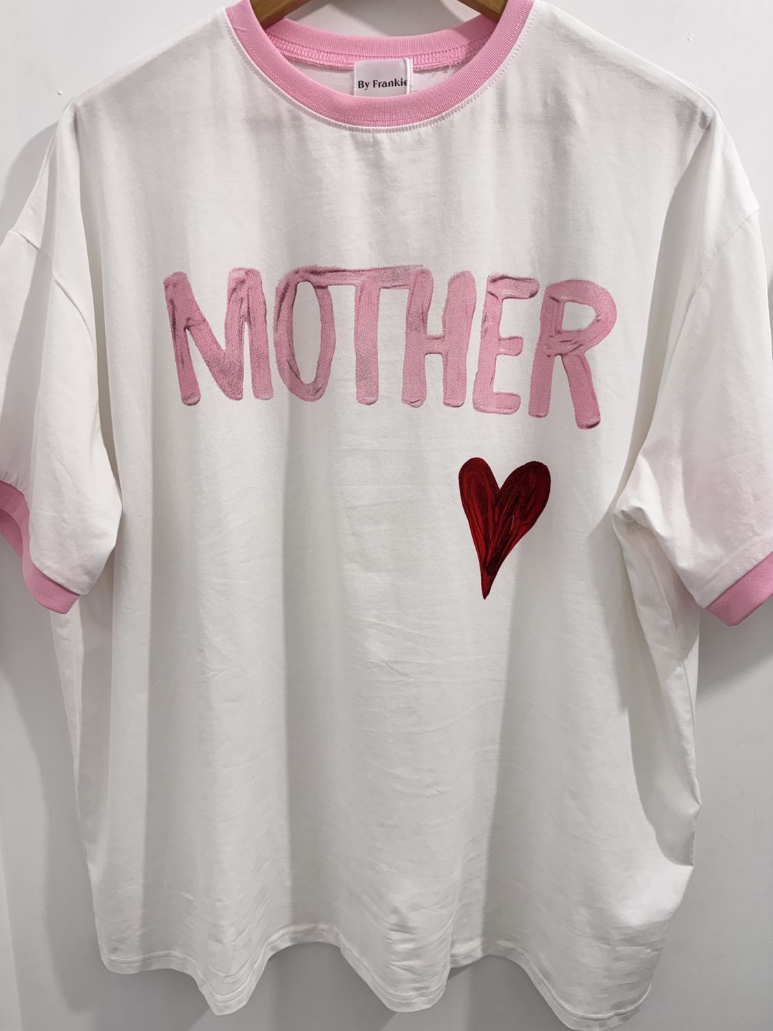 White Mother Love T-Shirt, Size: Medium