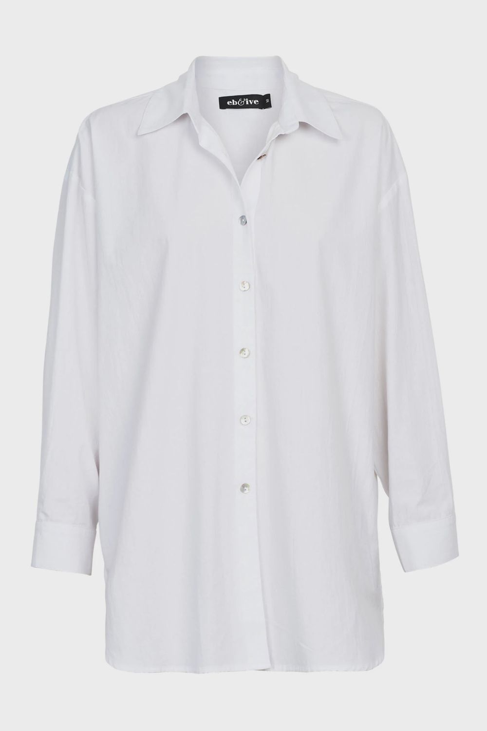 Studio Oversize Shirt - Salt, Size: X Large