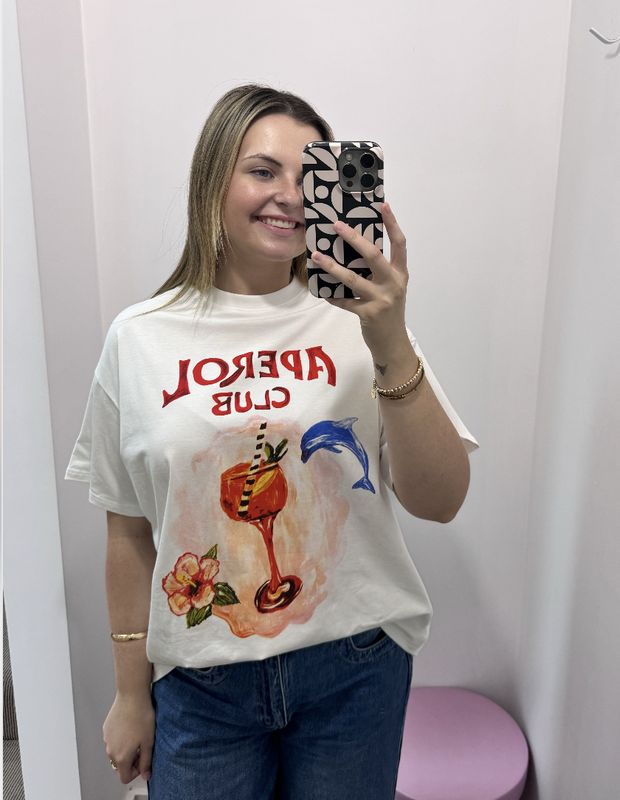 White Aperol Club T-Shirt