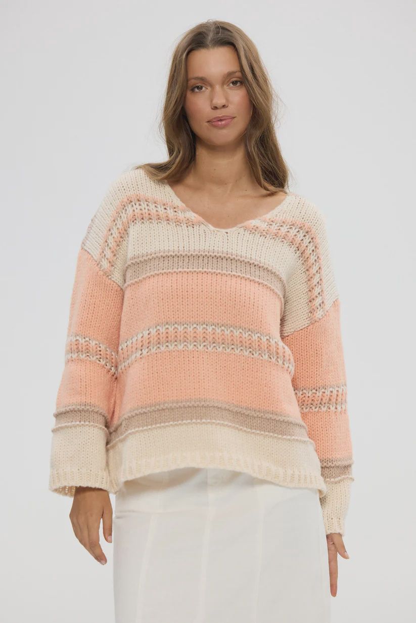 Alore Knit - Coral Multi, Size: S/M
