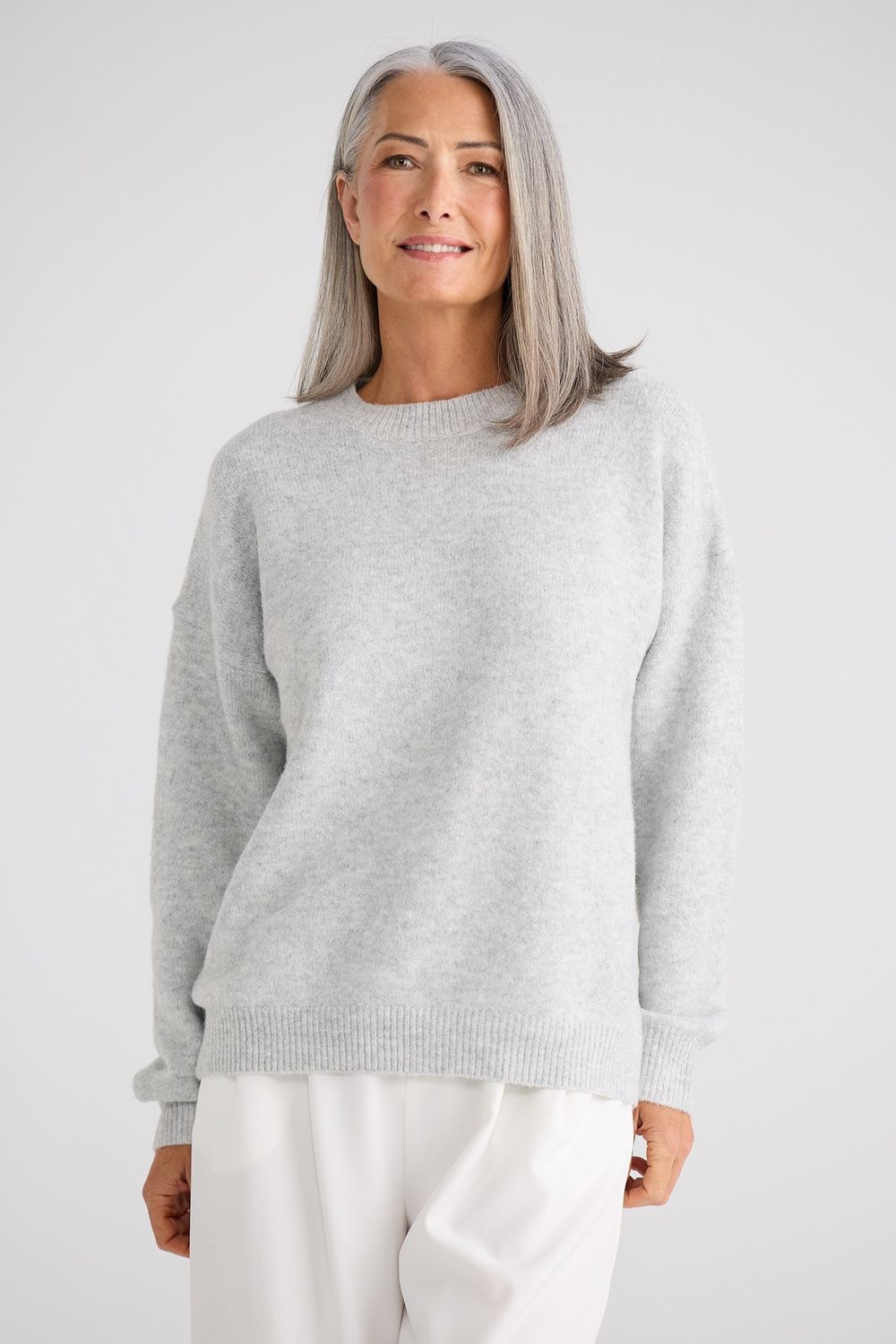 Glimmer Knit - Grey Marle, Size: S/M