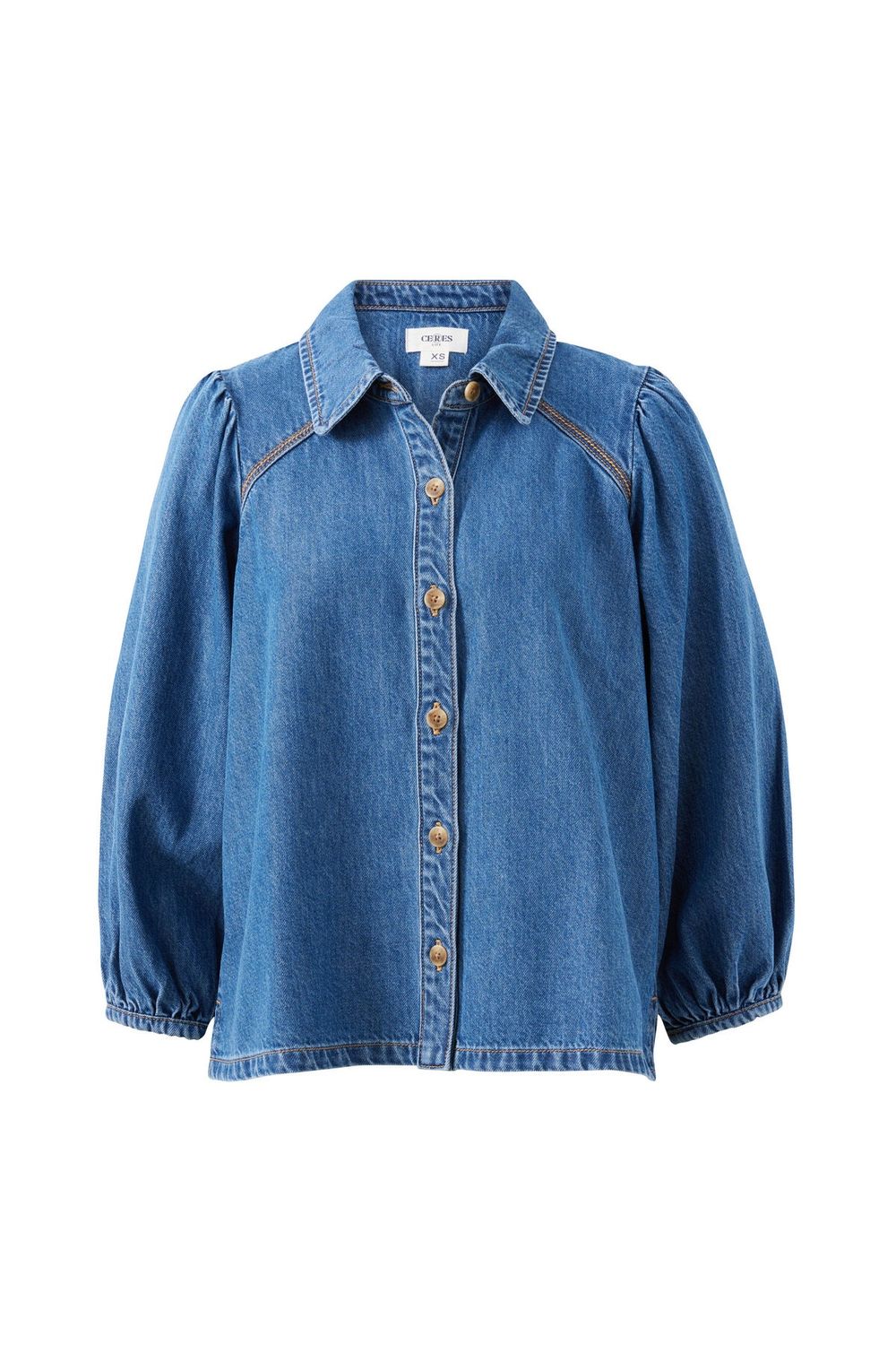 Lenny Shirt - Fresh Indigo, Size: X Small