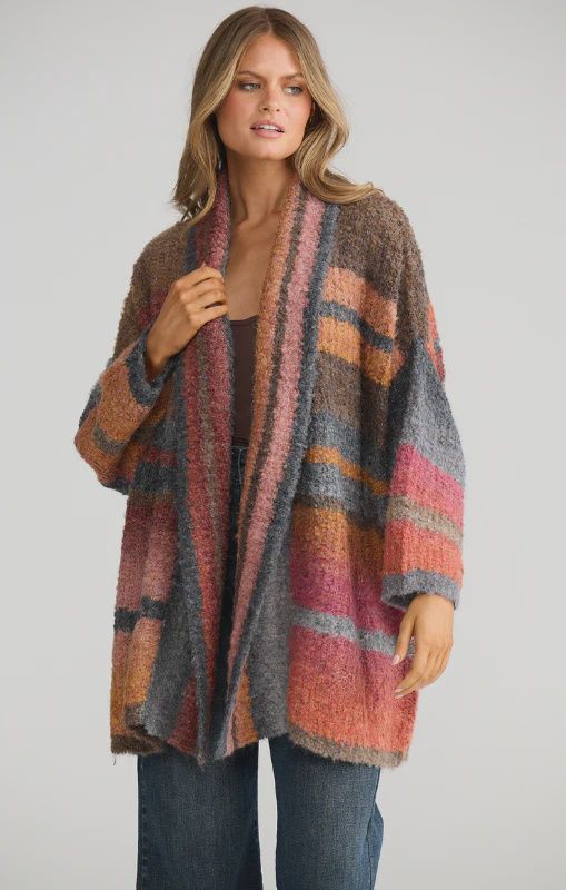 Amara Cardigan - Sunset, Size: One Size