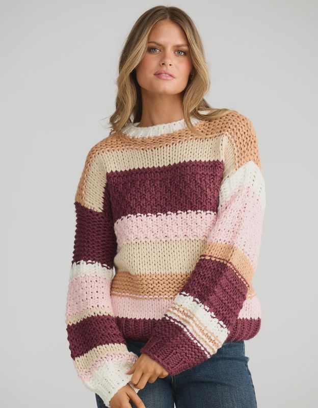 Hudson Knit - Berry Multi