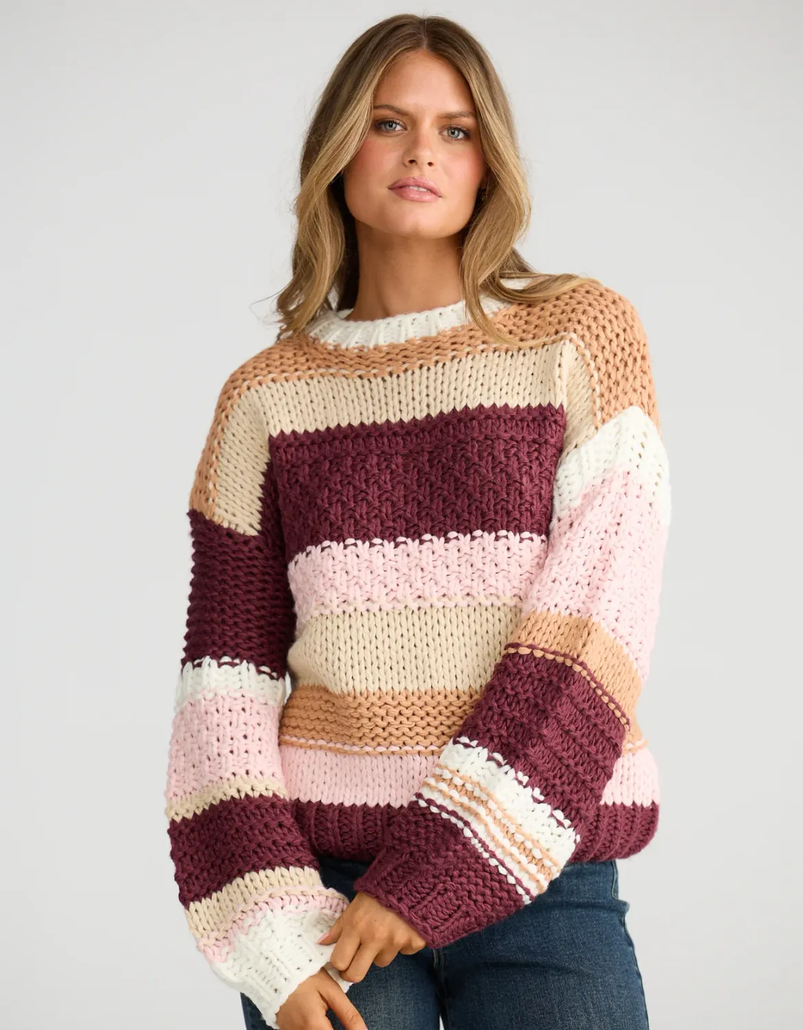 Hudson Knit - Berry Multi, Size: S/M